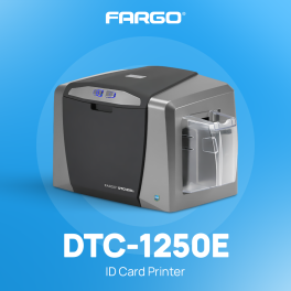 Fargo DTC1250E ID Card Printer Single Side 300 dpi USB