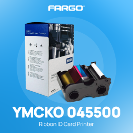 Ribbon Color Fargo DTC1250E DTC-1250E 500 Prints 045500