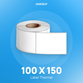 Sticker Label Thermal ECO 100x150 mm A6 Resi 1 Line 500 Pcs