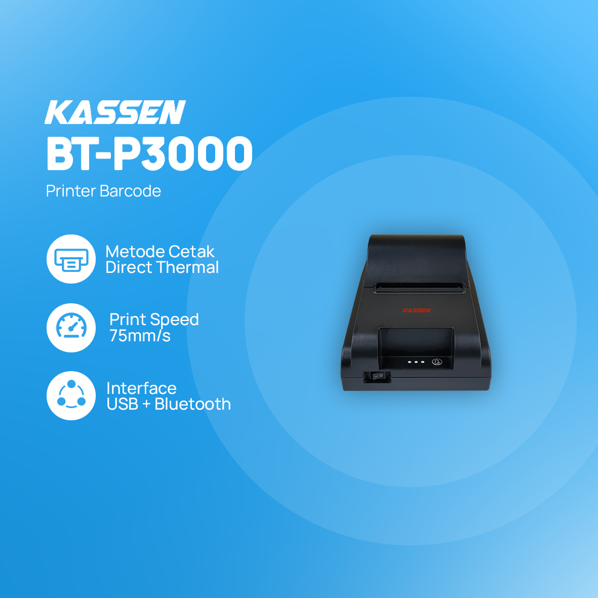 Printer Kasir Kassen BT-P3000