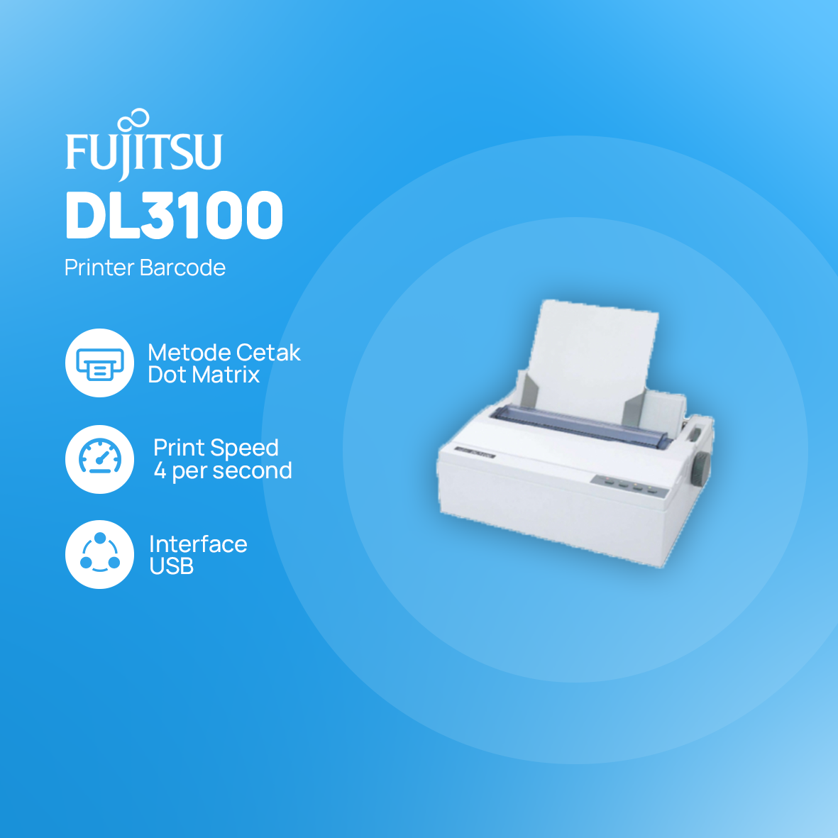 Printer Kasir Fujitsu DL3100