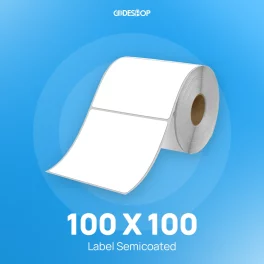Label Semicoat 1Line 100x100mm 500Pcs