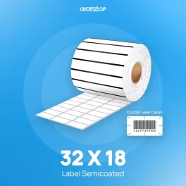 Label Semicoat 3Line 32x18mm 10000Pcs CACAH