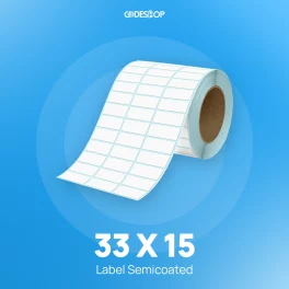 Label Semicoat 3Line 33x15mm 10000Pcs Core Besar