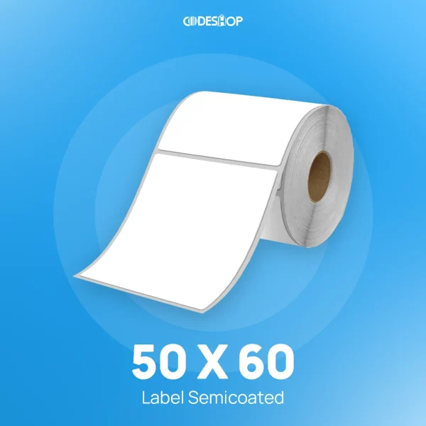 Label Semicoat 1Line 50x60mm 1000Pcs