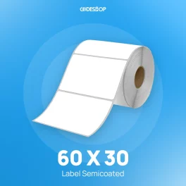 Label Semicoat 1Line 60x30mm 1500Pcs