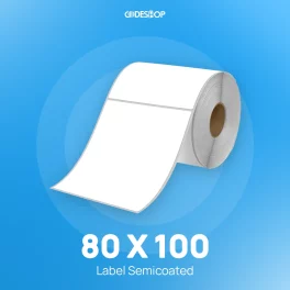 Label Semicoat 1Line 80x100mm 1000Pcs