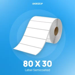 Label Semicoat 1Line 80x30mm 1000Pcs
