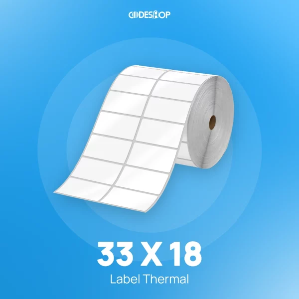 Label Thermal 2LINE 33X18 5500Pcs