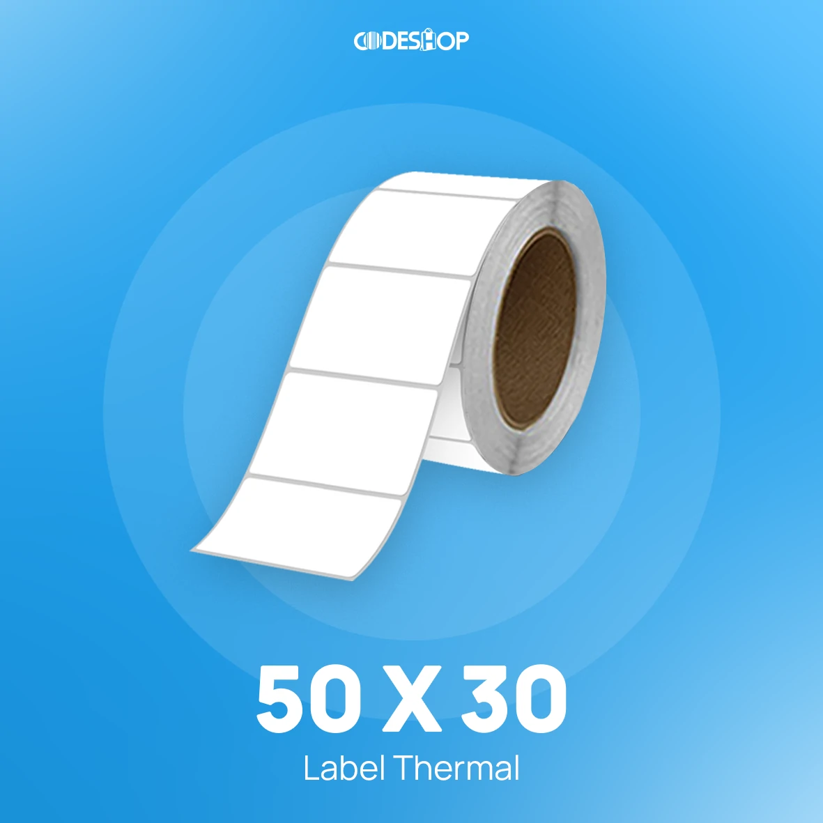 Label Thermal 1LINE 50X30 100Pcs