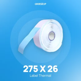 Label Thermal Gelang 1Line 275x26 200Pcs Blue