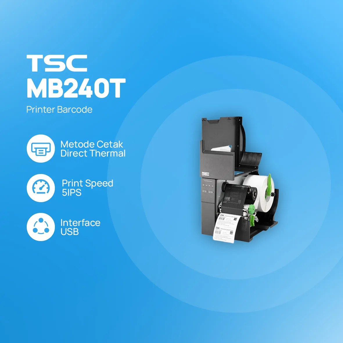 Printer Barcode TSC MB240T