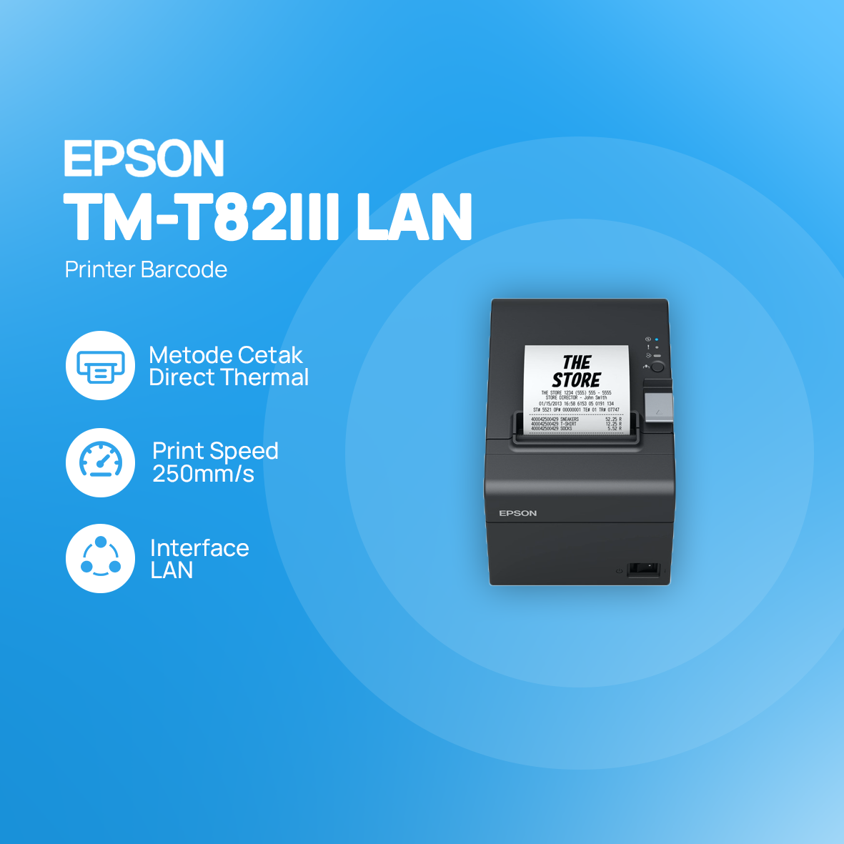 Printer Kasir Epson TM-T82III LAN