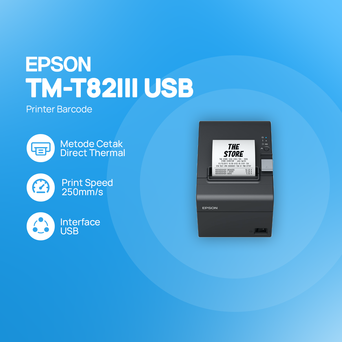 Printer Kasir Epson TM-T82III USB