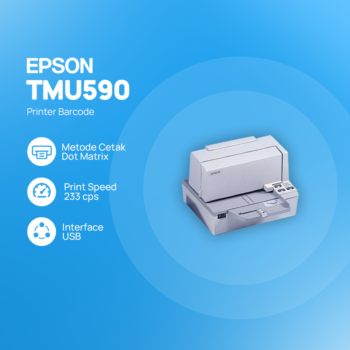 Printer Kasir Epson TMU590