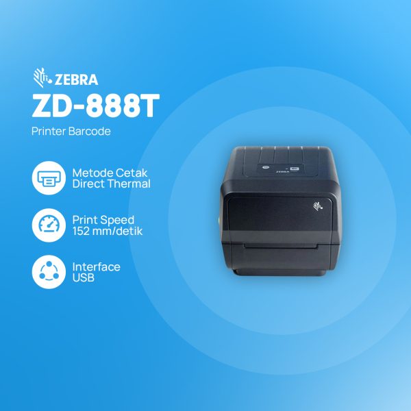 Printer Barcode Zebra ZD 888T