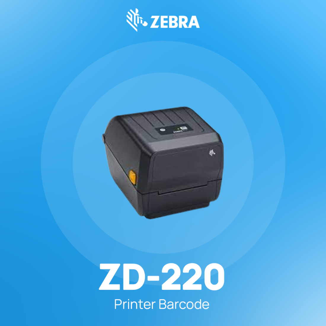 Printer Barcode Direct Thermal Transfer Zebra ZD220 USB - Toko Alat ...