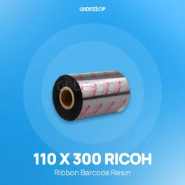 RIBBON BARCODE RESIN 110X300 RICOH
