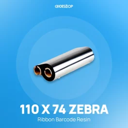 RIBBON BARCODE RESIN 110X74 ZEBRA