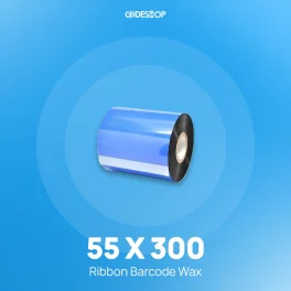 RIBBON BARCODE WAX 55X300