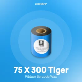 RIBBON BARCODE WAX 75X300 TIGER