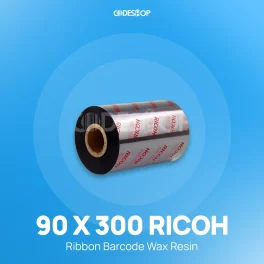 RIBBON BARCODE WAX RESIN 110X300 RICOH
