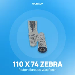 RIBBON BARCODE WAX RESIN 110X74 ZEBRA