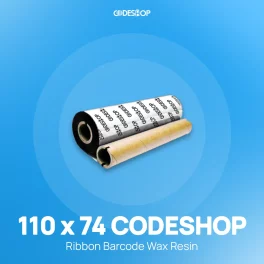 RIBBON BARCODE WAX RESIN 110X74 CODESHOP