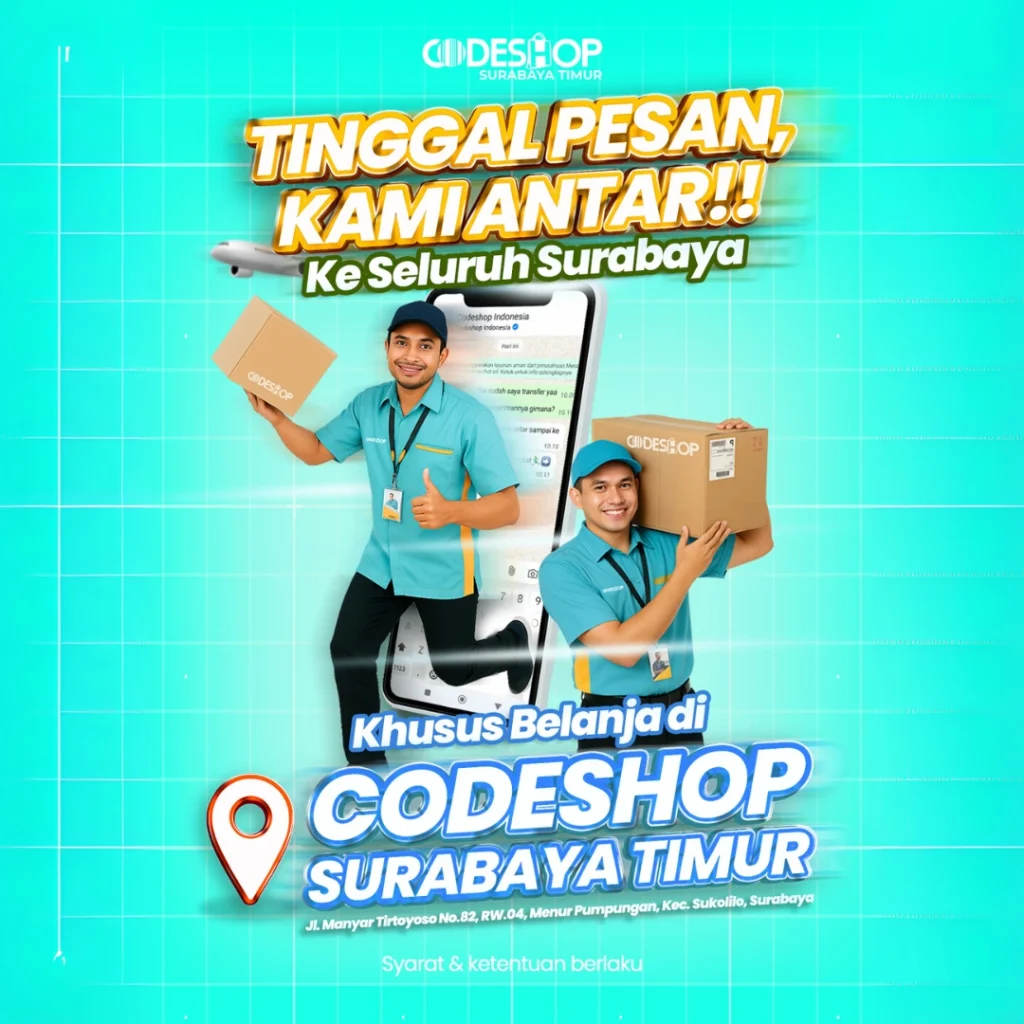 Belanja di Codeshop Surabaya Timur Kini Lebih Mudah dan Cepat