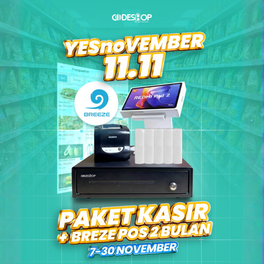Promo Paket Android Kasir Codeshop Dapatkan Free Aplikasi Kasir 2 Bulan